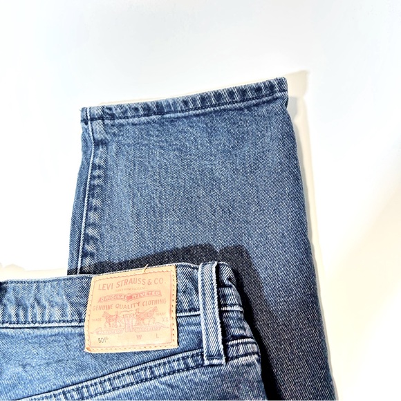 Levi’s jeans 501 Buttonfly jeans boyfriend high rise jeans gray women Size 31 - Picture 10 of 13